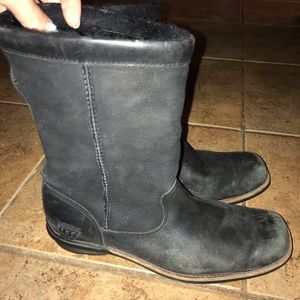 Black UGG boot